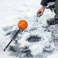thumbnail image 4 of Joernso Lightweight Ice Fishing Ladle Big Holes Aluminum Alloy ABS Wear-Resistant Ice Fishing Strainer for Angling, 4 of 8
