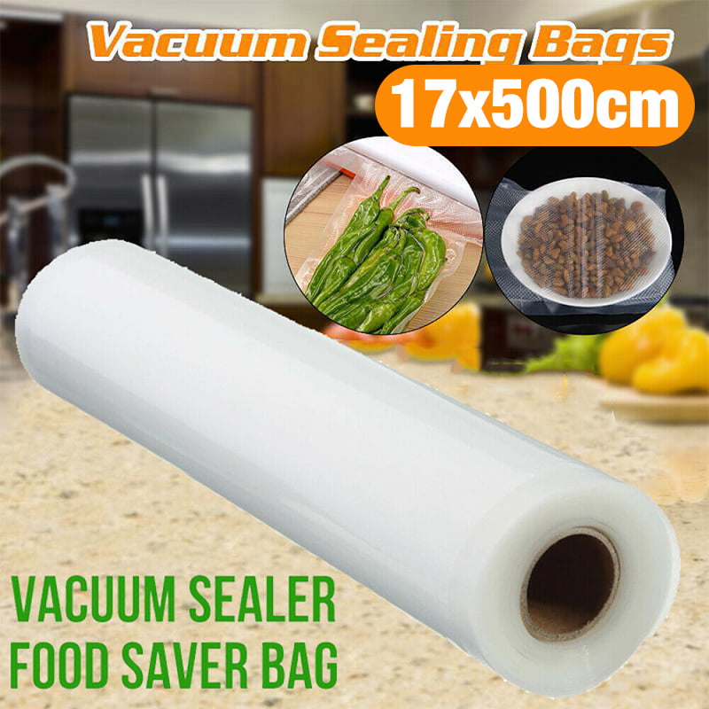 4x Vacuum Sealing Roll Bags Storage Food Saver Kitchen Plastic Heat Seal Bag CA 