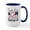 White/Navy Inside, variant on CafePress - Faith Hope Breast Cancer Large Mug - 15 oz Ceramic Large White Novelty Mug