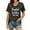 Dark Gray, variant on Vetement Femme ete 2025 Ladies V NeckPrinted Short Sleeve T Shirt Casual Style Summer Top Women's Long Sleeve Tee Shirts Women Summer T Shirts Casual Fit Top Work Women Loose Womens Athletic XL