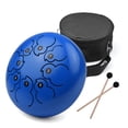 thumbnail image 1 of Tambor de lengua de acero de 8 pulgadas en tono F, ideal para meditación y relajación - Incluye baquetas, bolsa y libro de música. Perfecto para principiantes., 1 of 6