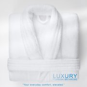 American Soft Linen Women’s Fleece Bathrobe – Luxury Soft, Plush, Fuzzy & Warm Robe for Women, Cozy Spa Quality Adult Bathroom Lounge Robe