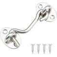 thumbnail image 1 of Pestillos y pernos para cerraduras de puertas, gancho de cabina, soporte de ventana espaciador silencioso, acero inoxidable, 75 mm, plateado Rojo Verde  Cocina, Decoración y Otros, 1 of 5