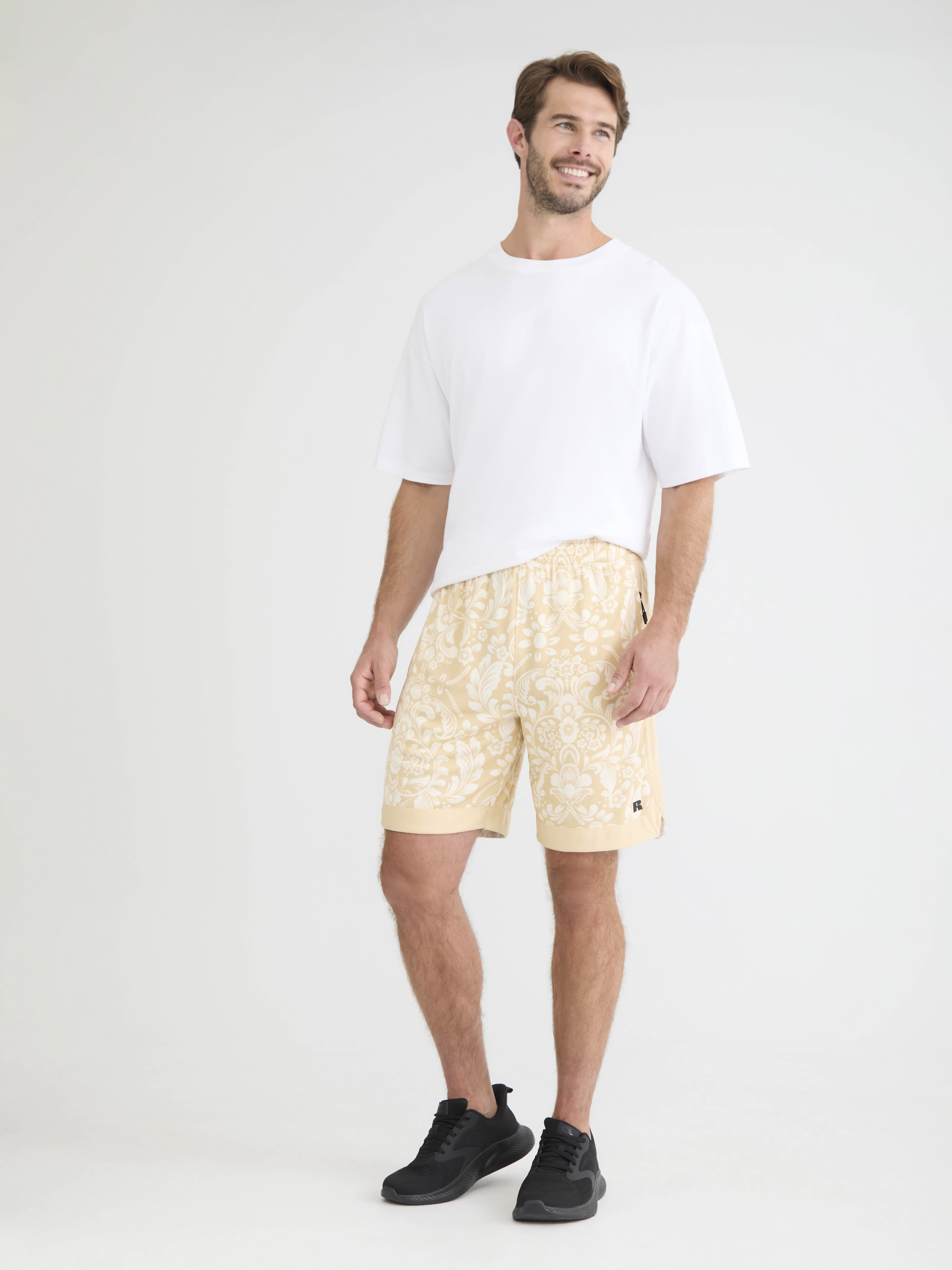Russell Athletic Men's Printed Basketball Shorts, 8" Inseam, Sizes S-2XL