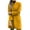 Yellow women winter coat, variant on Women Fuzzy Fleece Overcoat Lapel Open Front Long Cardigan Turn Down Collar Faux Fur Warm Winter Outerwear Jackets