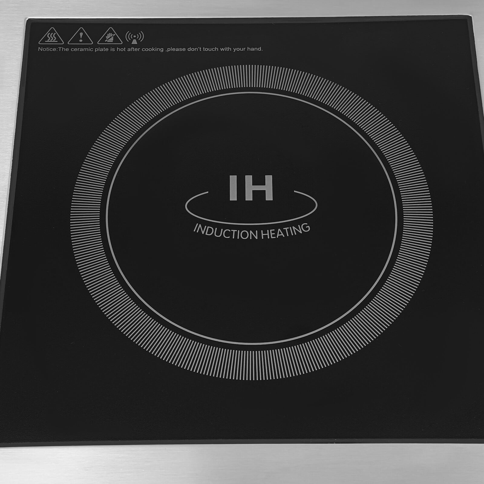 Commercial Induction Cooktop, 3500W Portable Induction Burner 110V, Quick Heating, Overheat Empty Pot Protection