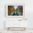 thumbnail image 6 of Canal Saint-Martin - Paris France Photography Autumn Scenic Nature Landscape Bridge Water Unframed Wall Art Print 40 x 60 inches, 6 of 7