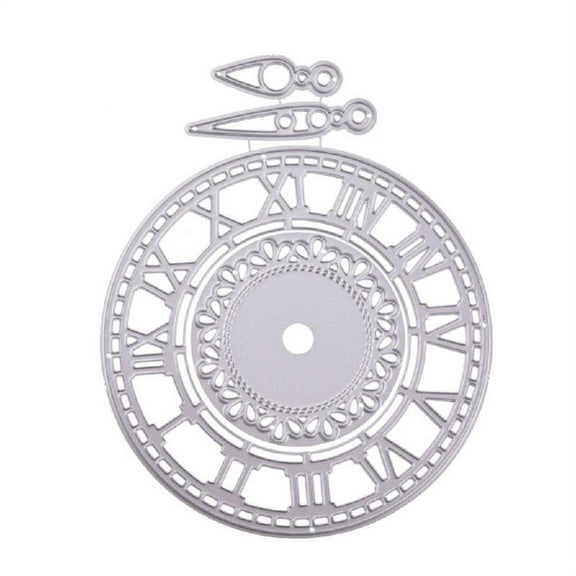 Necvior Metal Die Cuts Clock Cutting Dies Stencils DIY Cutting Template for Scrapbooking
