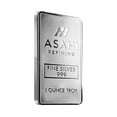 thumbnail image 2 of Lot of 2 - 1 oz Asahi Silver Bar .999 Fine, 2 of 5