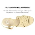 thumbnail image 4 of Journee Collection Womens Addisyn Tru Comfort Foam Woven Detail Clog Sandals, 4 of 6