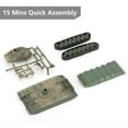 thumbnail image 4 of Tanque Toy Playset Gresdent de la Segunda Guerra Mundial con 2 tanques chinos Type98 MBT y 10 soldados, 4 of 5