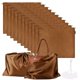 thumbnail image 1 of Paquete De 10 Bolsas Para El Polvo Para Carteras Y Bolsos, Bolsa De Almacenamiento Con Cubierta Antipolvo De Seda Con Cordón, Bolsa De Almacenamiento De Viaje Para Bolso, Bolso, Zapatos, Botas (Marrón, 1 of 5