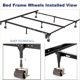 thumbnail image 2 of Bed Casters, Bed Frame Wheels Rollers for Bed Replacement Parts, 2 of 5