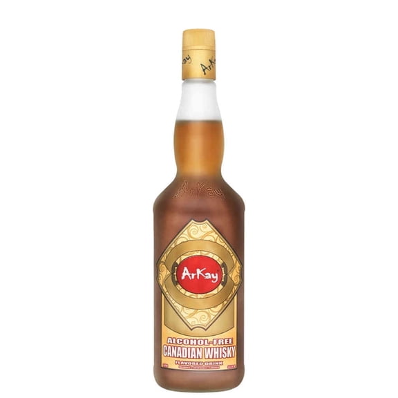 ARKAY | Canadian Whisky Zero Proof | Premium Alcohol-Free Alternative | 33.3 fl oz (1L) | Zero Calories & Sugar