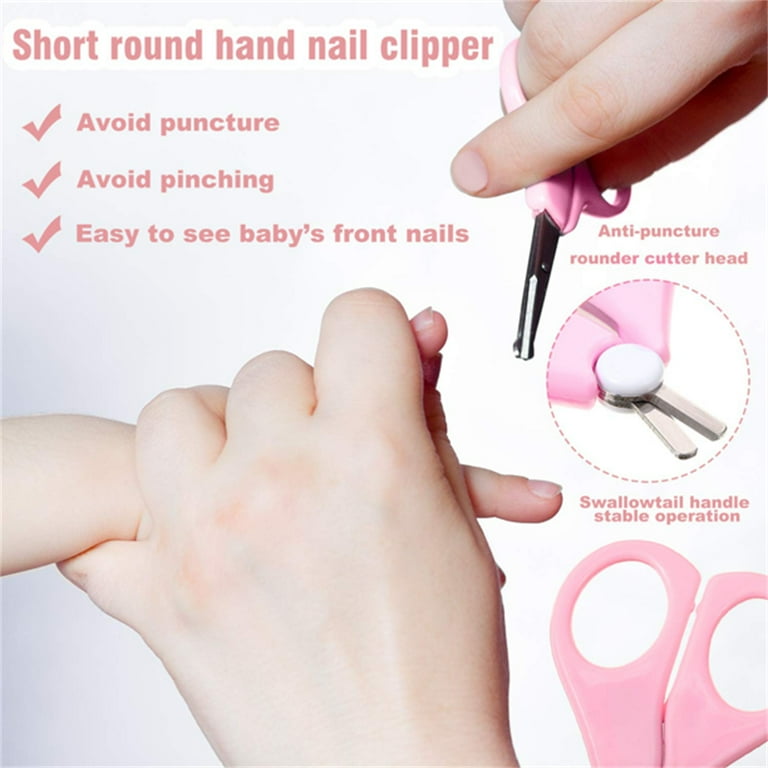 Caja Pilas Combi Baby Label Nail Care Set Pink No Battery From Japan Almacenaje Pilas