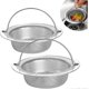 thumbnail image 1 of 2 Pack Upgraded Stainless Steel Kitchen Sink Strainer,with Lift-up Handle,Rust Free,Anti Clogging, 1 of 3