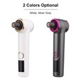 thumbnail image 3 of Rechargeable Facial Blackhead Vacuum Remover with Hot Compress Function, 500mAh Battery, 3 Suction Levels, 5 Replacement Heads, ABS+PC Material, USB Charging, Silver Gray - Deep Cleans Pores, Acne,, 3 of 6