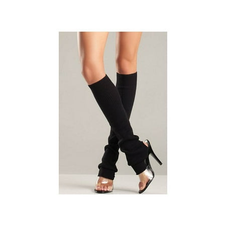 Black Stir-Up Leg Warmers BW654 Black