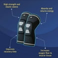 thumbnail image 7 of TKWC Knee Brace Compression, Black, Size L, 2 Count, 7 of 7