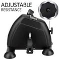 thumbnail image 3 of Mini Exercise Bike, Under Desk Bike Pedal Exerciser Portable Foot Cycle Arm & Leg Peddler Machine with LCD Screen Displays, 3 of 5