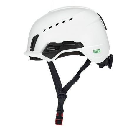 MSA 10242629 V-Gard H2 Vented Safety Helmet - White