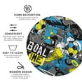 thumbnail image 4 of Disketp Goal Time Funny Coasters,6 Pcs Leather Coasters With Holder, Perfect Housewarming Hostess Gifts,Protect Furniture From Water Marks Scratch And Damage, 4 of 9