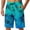 Green, variant on COSFO Hawaiian Men's Swim Shorts Quick Dry Summer Casual Board Shorts Breathable Elastic Waist Beach Relaxed Fit Drawstring Swimwear