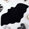 thumbnail image 4 of Halloween Bat Carpet Gothic Bathroom Mat Soft Area Rug for Front Door Living Room Bedroom Machine Washable Non- Decorative Mat, 4 of 5