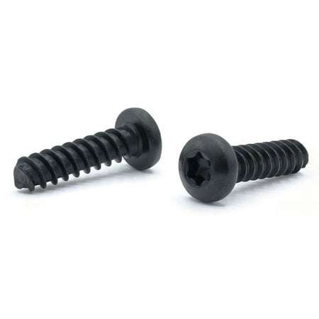 

#8 x 3/4 Thread Forming Screws for Plastics (48-2) / Six-Lobe (TorxÂ®) / Pan Head / Steel / Blk Ox - 8000 Piece Carton