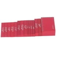 thumbnail image 2 of Juego de medidores de altura de 15 piezas, bloque de calibre de escala preciso de Color brillante de aleación de aluminio para carpintería, rojo, 2 of 8