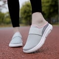 thumbnail image 6 of VoxSoles Clogs for Women Mules Shoes 2025 Breathable Sneakers Womens Comfortable Arch-Support Closed Toe Backless Slides Wedg𝖾 𝖲lip-on Casual Shoes Mesh Slippers 𝖮rthopedic Walking Sneakers, 6 of 7
