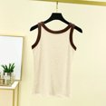 thumbnail image 4 of Posijego Summer Womens Ribbed Tank Tops Sleeveless Camisoles Bottom Base Undershirts Women Clothes, 4 of 5