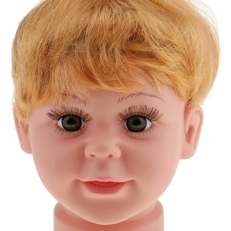 Durable Belle Tete De Mannequin En Plastique Pour Enfants Tete De Mannequin Pour Bebe Presentoir De Chapeau De Perruque De Cheveux Perruque De Garcon Incluse Walmart Canada