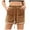 Khaki, variant on vigerkar Lightweight Shorts for Women Elastic Waist Drawstring Jean Shorts Y2K Comfy Denim Shorts (Blue, XL)