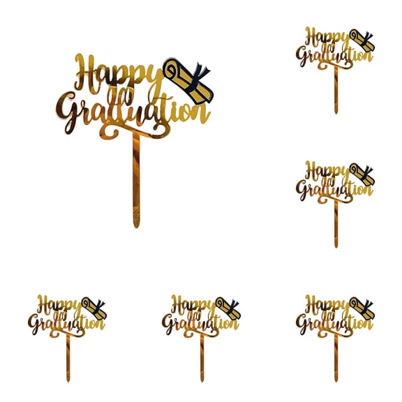Acrylic Happy Graduation Cake Topper Congrats Grad Cake Topper Congrats 2026 Graduation Party Decorations 2026 School Graduation Party Decorations Supplies