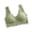 Green(New), variant on Women's Zero Restriction Bra Solid-Color Wide-Strap Comfort Lingerie Wire-Free Front-Closure Underwear Side-Bust Control Anti-Sagging Bra