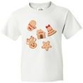 thumbnail image 3 of Inktastic Christmas Gingerbread Cookies Youth T-Shirt, 3 of 5
