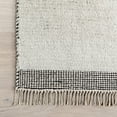 thumbnail image 6 of Rugs USA Hyperion Tasseled Cotton and Wool Area Rug, 8' 6" x 11' 6", Hyperion Ivory, 6 of 7