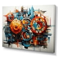 thumbnail image 2 of Designart "Constructivism Industrial Euphony III" Constructivism Canvas Wall Art, 2 of 5