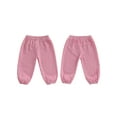 thumbnail image 2 of BemeyourBBs Kids Girls Boys Jogger Pants Loose Plaid Print Elastic Waist Trousers, 2 of 9