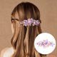 thumbnail image 3 of GOOHOCHY Peineta de flores para boda, tocado de novia con perlas, accesorio para el cabello con flores para novia, 3 of 8