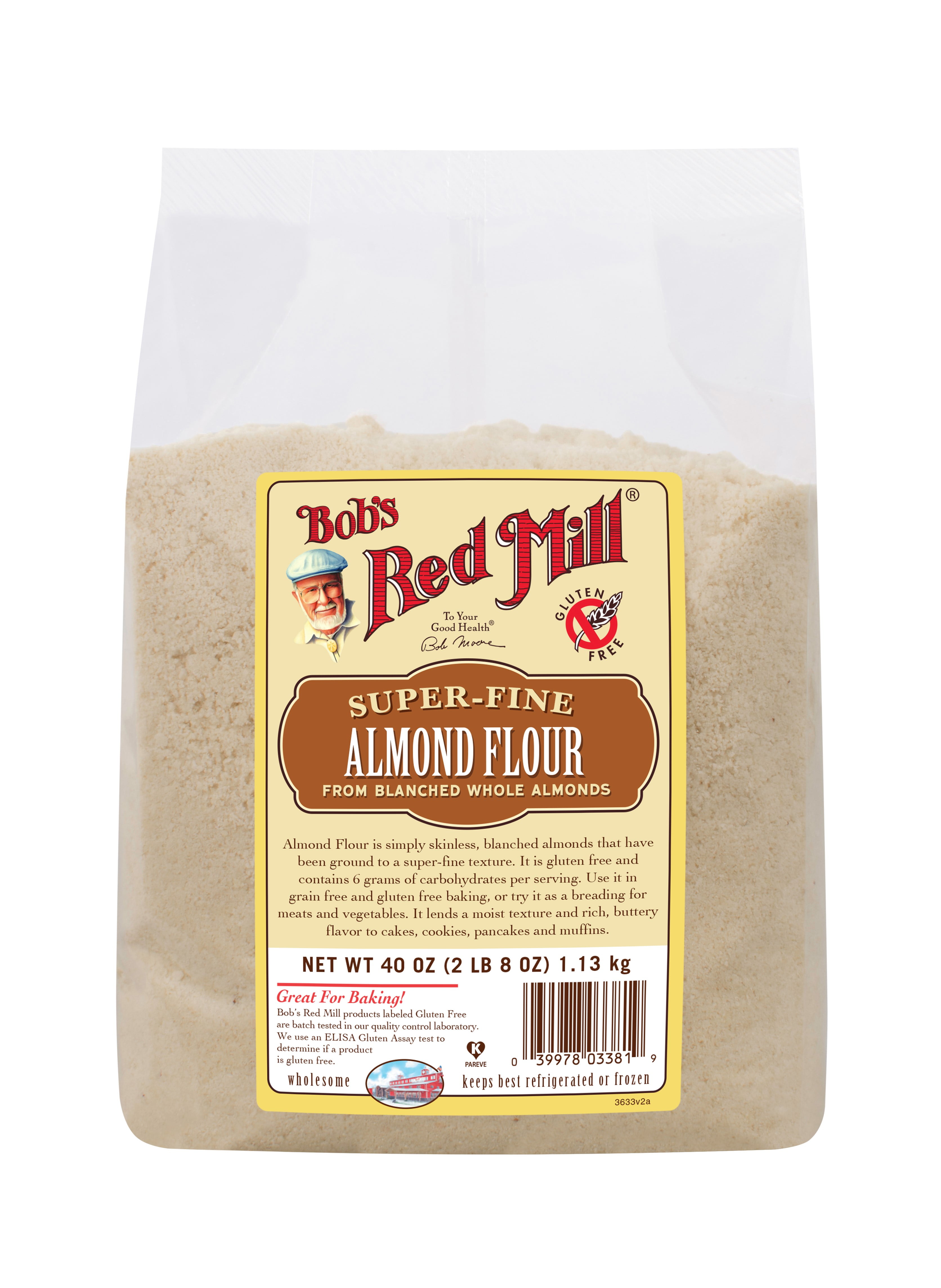 Bobs Red Mill Super Fine Almond Flour, 40 Oz - Walmart.com