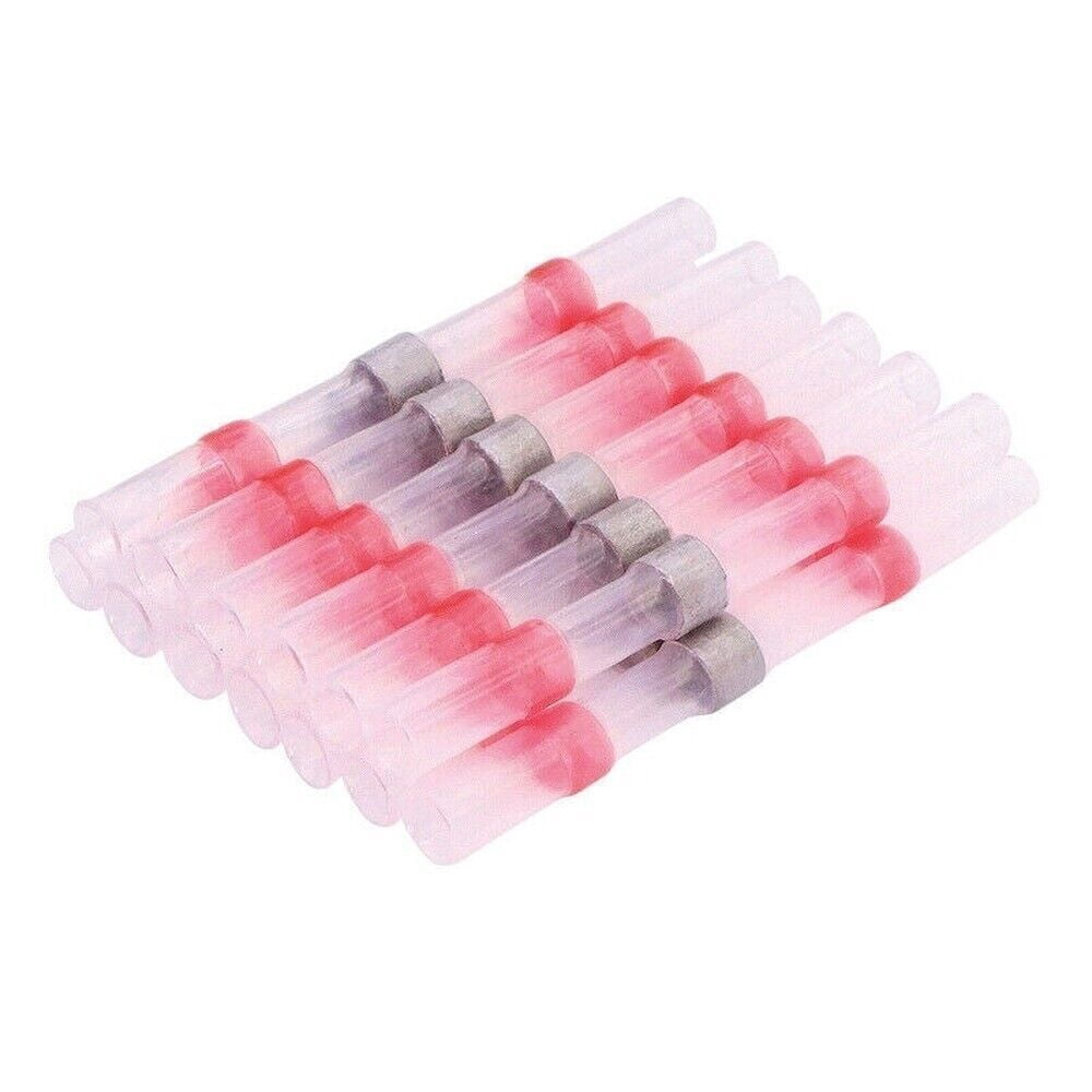 250PCS Solder Seal Sleeve Heat Shrink Butt Wire Connectors Terminals Mixed Set