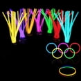 thumbnail image 1 of 100 palitos de brillo a granel para fiesta-Paquete de fiesta de diversión que brilla en la oscuridad con 8 & quot; Glow kaili Sencillez, 1 of 1