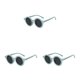 thumbnail image 1 of sweethay Gafas de sol ópticas redondas Gafas de bebé Adorable Protección UV de moda facial para protección de ojos Gris Type1 NO1, 1 of 6