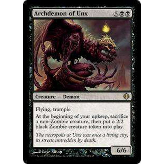 MtG Shards of Alara Rare Archdemon of Unx #64
