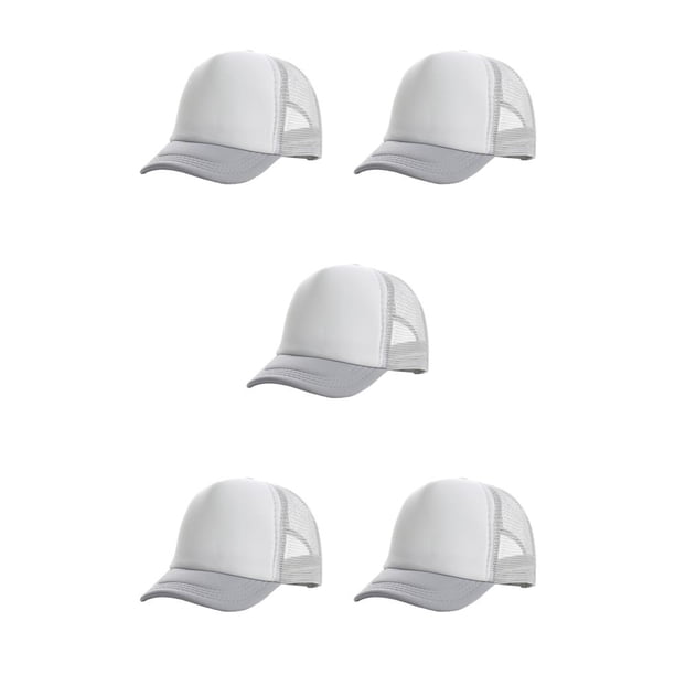 Sonducket Patchworks Sport Gorra de béisbol para niñas Viseras de verano Gorras Ajustable Transpirable Malla de viaje Hip Hop Sombreros Gris Type2 NO2