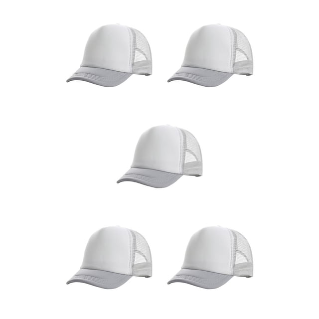 Gorra de béisbol para niñas Minnieouse Viseras de verano Ajustable transpirable Malla de viaje Hip Hop Gris