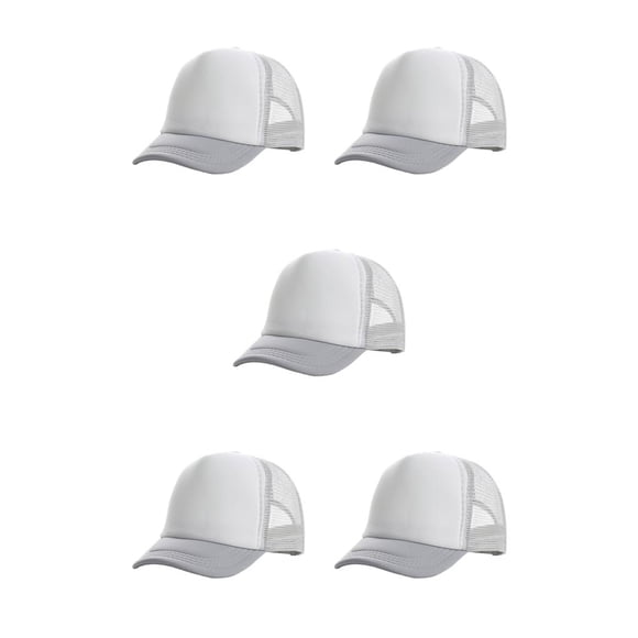 Gorra de béisbol para niñas Minnieouse Viseras de verano Ajustable transpirable Malla de viaje Hip Hop Gris