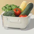 thumbnail image 3 of Colador de frutas, cesta para lavar verduras, juego de 2 cuencos para lavar frutas, 4 en 1, cuenco de drenaje de doble capa y cesta para frutas, 3 of 3